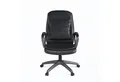 Produktbild: loft24 Schreibtischstuhl Mayfield (1 St), Drehstuhl, Bürostuhl, Lederoptik, modern, Sitzhöhe 49-59 cm