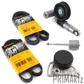 Produktbild: CONTI Keilrippenriemen + Riemenspanner Satz für Audi A4 VW Golf Passat 1.9 2.0
