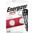 Produktbild: Energizer Energizer Knopfzelle CR2016 3 V 2 St. 90 mAh Lithium CR2016 Knopfzelle