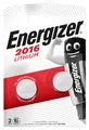 Produktbild: 2 x Energizer CR 2016 Lithium Batterie Knopfzelle DL2016 3V 90mAh Uhr 1 x 2er