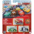 Produktbild: Disney Cars Mini Racers Kühlerfedern, Rennen und Rettung, Lightning McQueen, Sheriff, Chick Hicks, 3 Stück