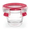 Produktbild: EMSA (Groupe SEB Deutschland GmbH) EMSA Clip&Close Frischhaltedose Glas, rund, Auslaufsichere Vorratsdose aus hochwertigem und robustem Borosilikatglas, 1 Frischhaltedose, Fassungsvermögen: 0,1 Liter N1040100