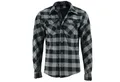 Produktbild: PROANTI Motorradjacke Motorradhemd Aramid – Sommer Chopper Motorrad Hemdjacke grau