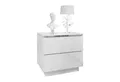Produktbild: Lookway Nachttisch AURORA II SILVER mit LED‑Beleuchtung (1x Nachttisch), Breite: 50 cm