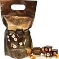 Produktbild: Lindt Nuxor Gianduja Feinherb mit gerösteten Haselnüssen 700g