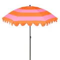 Produktbild: Mica Decorations Neigbarer Sonnenschirm mit Streifenmuster - Stockschirm 238 x Ø