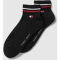 Produktbild: Tommy Hilfiger Sneaker-Socken mit Label-Print im 2er-Pack in Black, Größe 39/42