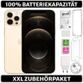 Produktbild: Apple iPhone 12 Pro - 128 GB - Gold - 100% BATTERIE - SET -Zustand: SEHR GUT
