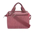 Produktbild: reisenthel allrounder cross twist maroon – Kleine Crossbody Bag mit abnehmbarem und verstellbarem Schultergurt – Aus wasserabweisendem Material