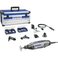 Produktbild: Dremel 4250 Rotationswerkzeug 175 W, Multifunktionswerkzeug-set Mit 6 Vorsatzgeräten Und 128 Zubehören, 175-w-motor Mit Konstantelektronik, Variable Drehzahl 5.000-35.000 1/min