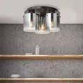 Produktbild: Brilliant Deckenleuchte Beth 3-flammig 35 cm Rauchglas