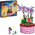 Produktbild: LEGO ǀ Disney Encanto Isabelas Blumentopf, Set für Kinder mit baubarer Spielzeug-Orchidee, Deko-Bausatz mit Mini-Puppe einer Figur aus dem Film, ... - Rosa