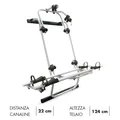 Produktbild: Fabbri Portabici Hinterachse OK MTB VAN2 Crafter Sprinter Silber
