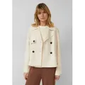 Produktbild: s.Oliver Funktionsjacke Outdoor-Jacke Cabanjacke im Relaxed Fit in Velourslederoptik beige M (38)
