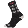 Produktbild: HomeOfSocks Socken 80% Wollsocken Norwegen Flagge & Stern Design Dicke Socken Hyggelig Warm Hoher 80% Wollanteil Norwegisch Design 43-46