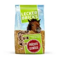 Produktbild: Eggersmann Mein Pferdefutter 1kg Pferde-Leckerlis | Lecker Bricks für Pferde & Ponys | Natürlicher Früchte-Gemüse-Geschmack | Perfekt als Belohnung & für zwischendurch | Pferde-Zubehör