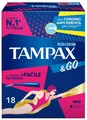 Produktbild: Go Mini 18 Tampons mit Kunststoff-Applikator mit rutschfestem Griff und dopp...