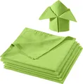 Produktbild: REDBEST Serviette, Stoffserviette 6er-Pack Seattle, 100% Baumwolle apfelgrün Größe 50x50 cm - Robustes, glattes Gewebe, mit Kuvertsaum (weitere Farben)