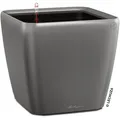 Produktbild: Lechuza Übertopf QUADRO LS 50, anthrazit metallic, 50 x 47 x 50cm, aus Kunststoff, für innen und außen, Wasserspeicher und Innentopf