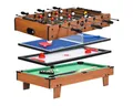 Produktbild: COSTWAY Mini-Tischkicker 4 in 1 Billardtisch, Air Hockeytisch, 81 x 43 x 30,5cm, Holz