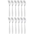 Produktbild: GRÄWE Tafelgabeln 12 Stück, Essgabel aus rostfreiem Edelstahl, handpoliert, spülmaschinengeeignet - Serie Königstein