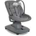 Produktbild: Cangaroo Babywippe Hera elektrisch, Musik, Moskitonetz, 360-Grad-Drehung, Timer dunkelgrau
