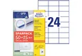 Produktbild: Avery Zweckform Etikett 6602 6602 Universal-Etiketten ultragrip - 70 x 36 mm weiß 1.560 Etiket