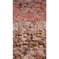 Produktbild: Livingwalls Fototapete Stein-Optik Rot Braun und Beige 159 x 280 cm AS-392461