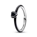 Produktbild: PANDORA Sterling silver Enamel Man-made crystal Black 193088C01-48
