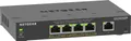 Produktbild: Netgear NETGEAR GS305EP Switch 5 Port Gigabit Ethernet LAN PoE Switch Plus (mit 4x PoE+ 63W, Managed Netzwerk Switch mit IGMP Snooping, QoS, VLAN, lüfterloses Metallgehäuse) (GS305EP-100PES)