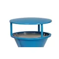 Produktbild: Mülleimer Zubehör VAR Dach Kunststoff blau Zubehörartikel für VAR Kunststoff Standascher 2007