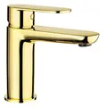 Produktbild: Lomadox Wasserhahn Einhebel Waschbeckenarmatur in Gold, B/H/T ca. 5/14,5/15,5 cm