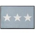 Produktbild: Wash & Dry Fußmatte Stars 40 x 60 cm Polyamid Grau