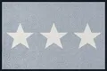 Produktbild: wash+dry Fußmatte, Stars grey 40x60 cm, innen und außen, waschbar