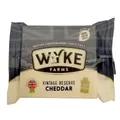 Produktbild: Food-United CHEDDAR-KÄSE Vintage Reserve 200g Stück von WYKE Farms extra vintage cheddar cheese 15 Monate gereift englischer Hartkäse perfekt zu Käseplatten Pasta Burgern Fondue (1)