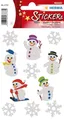 Produktbild: HERMA 3733 10x Sticker MAGIC Schneemänner, glittery