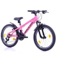 Produktbild: BERLIN BIKE MTB 1 KID - 20 Zoll Hardtail-Mountainbike, 21 Gang Shimano FD-TZ500/RD-TY200D Schaltwerk, Aluminiumrahmen, Kinderfahrrad, Pink