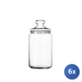 Produktbild: 6x Luminarc Club Vorratsgläser aus Glas, Transparent, 1 Lt