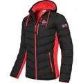 Produktbild: Nebulus Winterjacke MERIK, P5150 - Herren, schwarz-rot, S rot|schwarz S