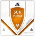 Produktbild: Sunflex Sun Power Tischtennis-Belag | professioneller Offensiv Belag | ITTF zugelassen | schnell und Gute Spinentwicklung | 2,1mm Schwamm | rot