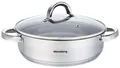 Produktbild: FLACHER TOPF MIT DECKEL 26cm KLAUSBERG KB-7173