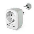 Produktbild: TESSAN Adapter Brasilien, 3 in 1 Reiseadapter Brasilien mit USB C, Reisestecker Typ N, Reisestecker Brasil Steckdosenadapter 2500W
