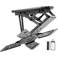 Produktbild: EasyLife Motorisierte TV Deckenhalterung elektrisch schwenkbar, Smart Home Integration, für Fernseher 23–55 Zoll bis 30 kg, VESA TV Halterung 400x400, LCD/OLED, Monitor, Display, Smartboard - Schwarz