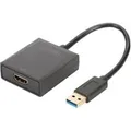Produktbild: USB 3.2 Gen 1 Adapter, USB-A Stecker > HDMI Buchse schwarz