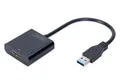 Produktbild: DIGITUS USB 3.0 Grafik Adapter, USB A zu HDMI Typ A, Full HD, 1920x1080 Pixel, Kunststoff, Schwarz