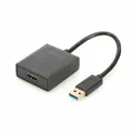Produktbild: USB 3.2 Gen 1 Adapter, USB-A Stecker > HDMI Buchse (schwarz)