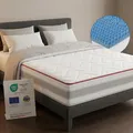 Produktbild: Arensberger FLEXX Matratze 160x200 cm | Kaltschaummatratze mit 3D Memory Schaum | ergonomische Höhe 25cm | wendbarer Härtegrad H2/H3 | Visco Smart Schaum | 160x200cm Rollmatratze punktelastisch