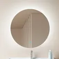 Produktbild: Spiegel Lucande, Celestiel, Metallisch, für Badezimmer, Glas, Modern