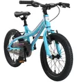 Produktbild: BIKESTAR Kinder Fahrrad MTB ab 4 Jahre | 16 Zoll Alu Mountainbike Kinderrad | Türkis & Weiß