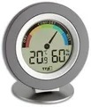 Produktbild: TFA Dostmann Thermo-Hygrometer COSY 30.5019.10 | Digital Raumklima-Messgerät | Max-Min-Funktion | Grau